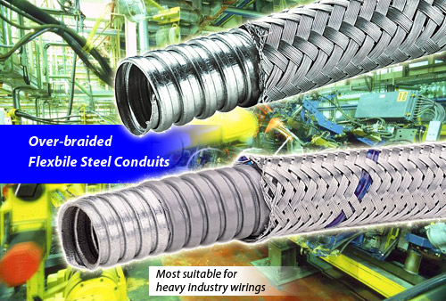 [CN] heavy series over Braided Flexible Conduit flexible conduit conduit fittings connector for train and ship wiring harnesses
